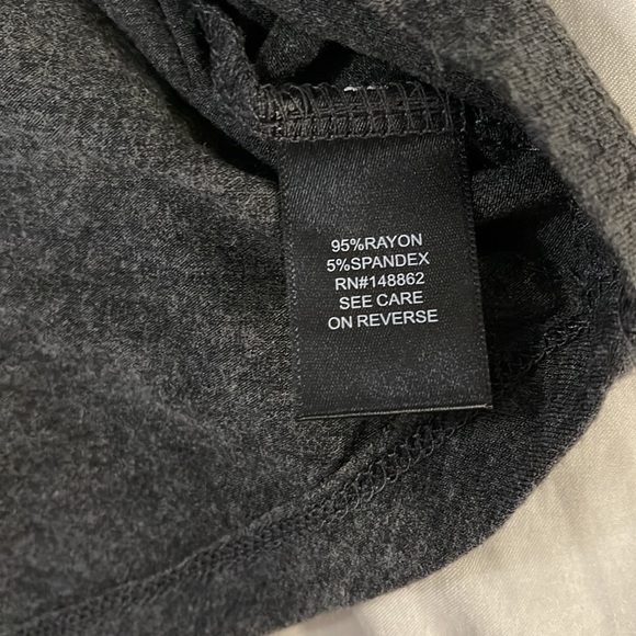 Torrid Hi Low Soft Tunic Gray Long Sleeve - Picture 4 of 4